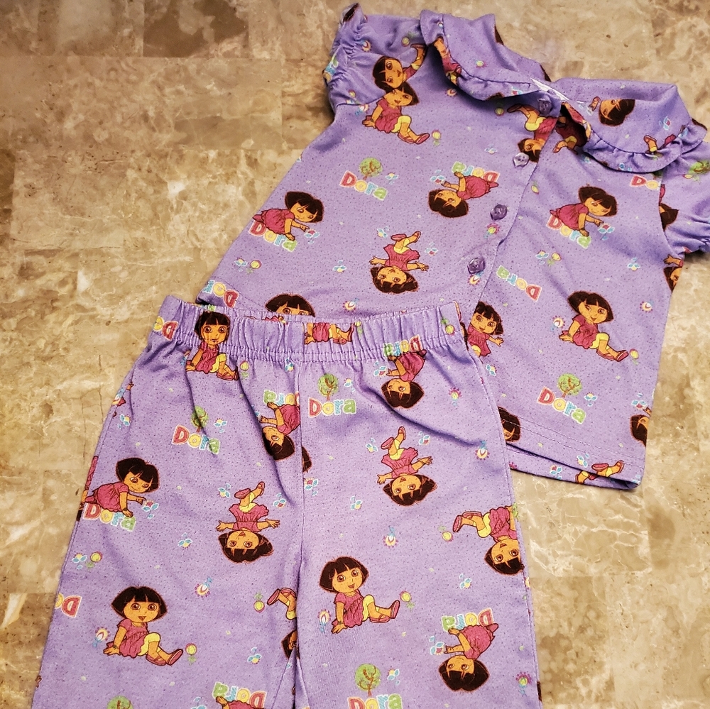 Dora The Explorer 2pc Pajama Set